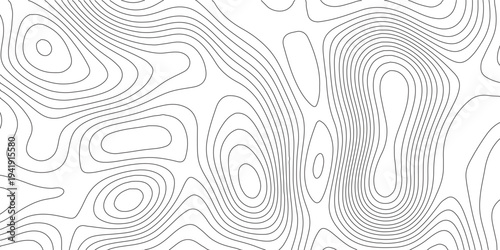 Topographic Map Patterns Vintage Outdoors Style Topography Line Map and World Map Template; Minimalist Elevation Contours Stock Vector for Adventure Branding and Hiking Gear Design