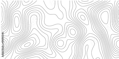 Topographic Map Patterns Vintage Outdoors Style Topography Line Map and World Map Template; Minimalist Elevation Contours Stock Vector for Adventure Branding and Hiking Gear Design