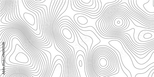 Topographic Map Patterns Vintage Outdoors Style Topography Line Map and World Map Template; Minimalist Elevation Contours Stock Vector for Adventure Branding and Hiking Gear Design