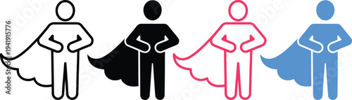 Diverse group of superheroes showcasing unity and strength in their unique identities