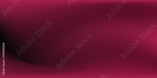 Dark black Burgundy red Maroon plum wine Abstract background. Waves of wavy lines. Color gradients over opaque liquid. Grain mesh noise. Light metal glittering shine