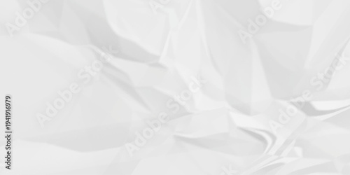 Paper texture background. Natural background designed for paper mockup design use. Old torn lined sheet paper with rough edges. Crumpled paper Blank white crumpled and creased paper poster.