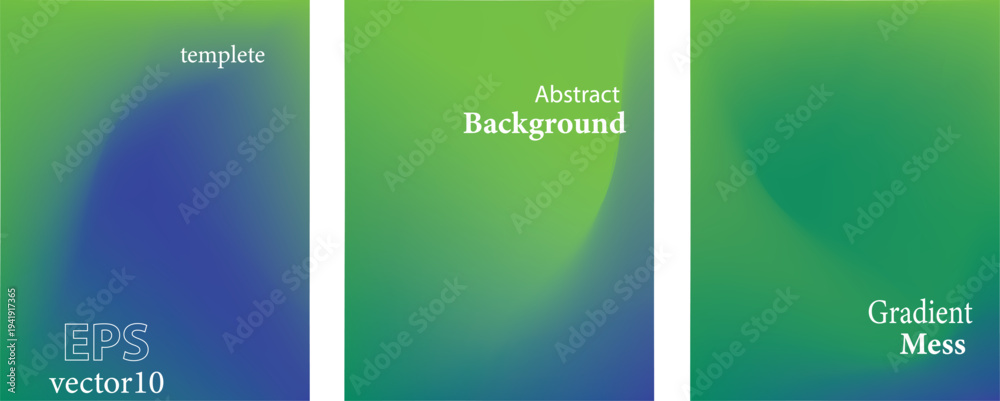 Fototapeta premium Abstract Background Green, Yellow, Blue, pink purple blurred gradient background with aurora shape and light texture on black background. Modern green blur grainy technology background for poster wall