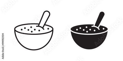 Soup icon vector illustration designs pack. EPS10