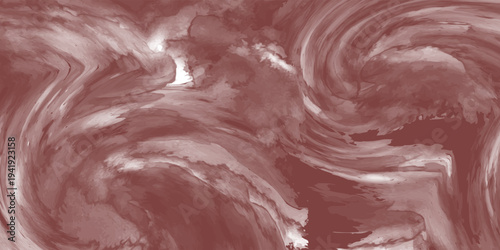 Abstract brown psychedelic waves print background. 1970s trippy seamless pattern. Marble acrylic swirl pattern. Coffee or chocolate liquid texture.