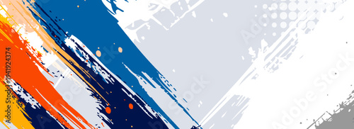 Colorful silhouette style design, grunge. Design concept to celebrate national sports day of badminton and basketball. Sports background design