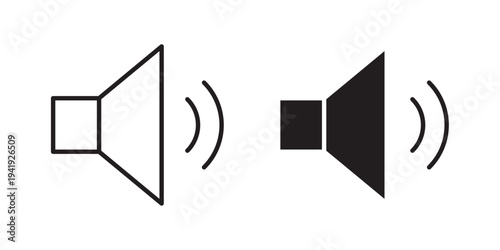 Volume icon vector illustration designs pack. EPS10
