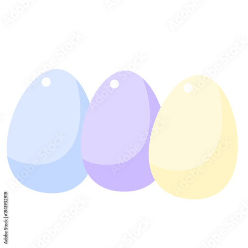 Easter Pastel Egg  isolated on Transparent. Spring Easter Holiday Drawn Traditional Cartoon Talisman Icon. Funny Happy Holiday Whimsical Egg Hunt Symbol Icon