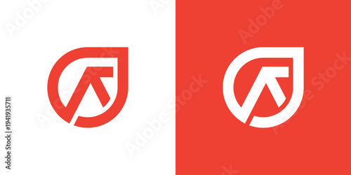 Minimalist Arrow Logo Vector Design Template