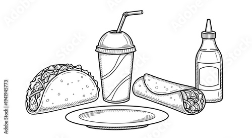 A stressed woman is overwhelmed by work and deadlines, holding a coffee cup with worried expressions from surrounding women and a clock.