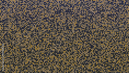 A dense cluster of tightly packed, golden-colored seeds or grains spread across a flat surface. Vector illustration