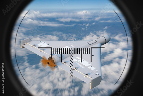 Fotografía Air defense surveillance and drone detection