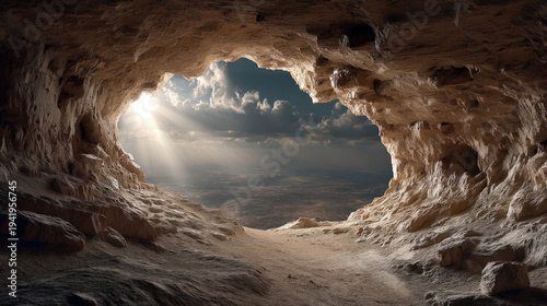 A deep pit leading to a hea...