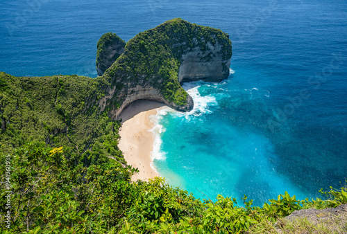 Kelingking Beach in Nusa Penida Island, Bali, Indonesia