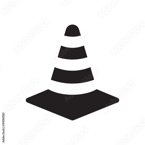 Isolated construction cone icon vector illustration graphic design
