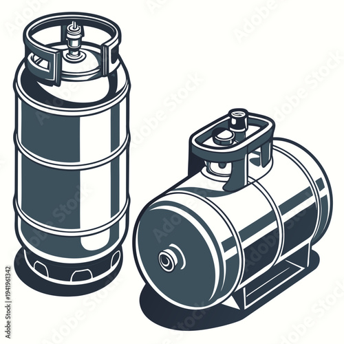 Lpg fuel cylinders gas cylinder propane tank metallic