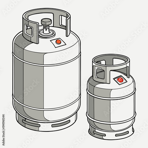 Lpg fuel cylinders propane