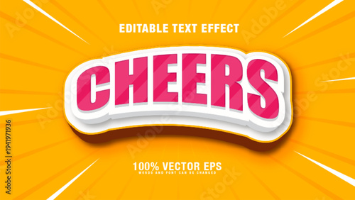 Cheers Text Effect