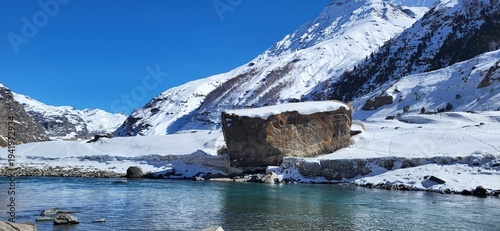 Photography Snow covered mountains
