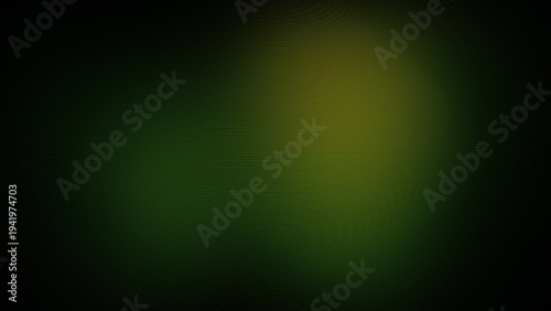 Dark green abstract background with scanline texture and soft light glow effects suitable for retro technology and surveillance monitor aesthetic