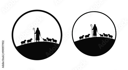 A hand holding a flaming torch depicted in stark silhouette