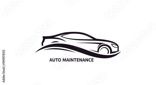 Car Maintenance Service Illustration Graphic Design.