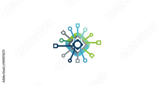 Colorful Abstract Logo Design Element.