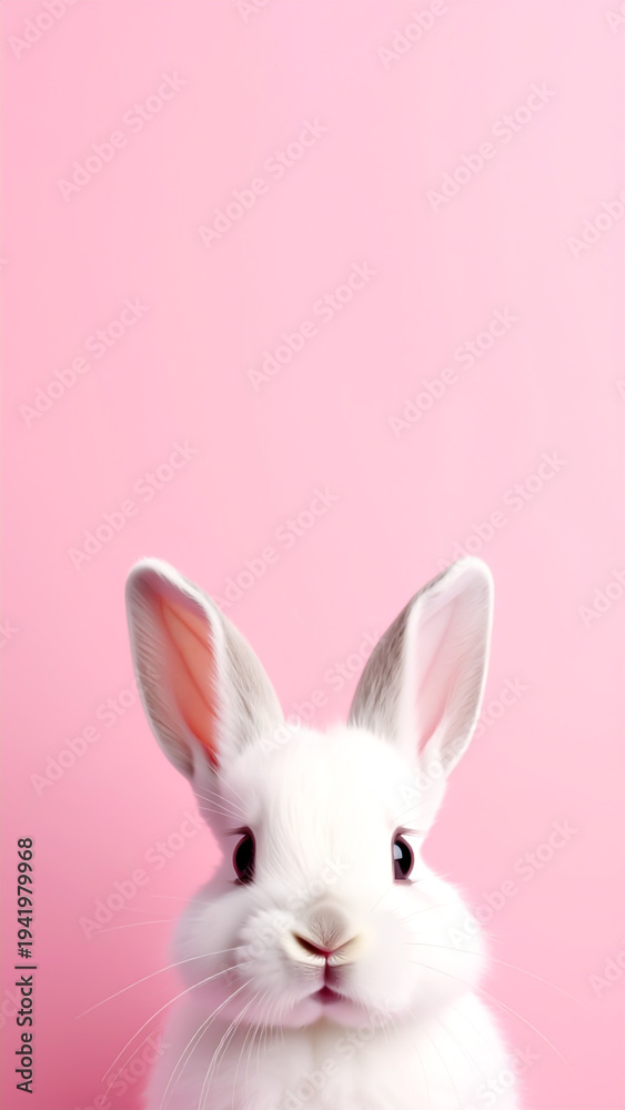 Obraz premium Osterhase schaut hervor 