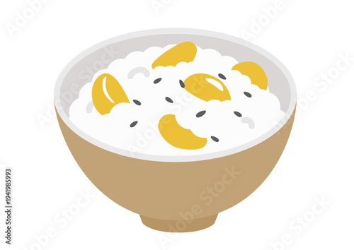 美味しそうな栗ご飯