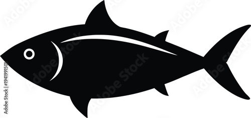 Photos bonito silhouette vector art illustration, black and white design