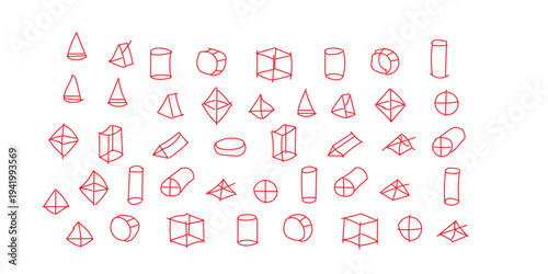 Collection of various gemstone illustrations