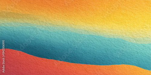 Harmonious Color Waves: A vibrant, abstract composition where warm and cool hues blend seamlessly, evoking a sense of tranquility and artistic expression.