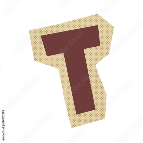 Magazine Cutout Letter