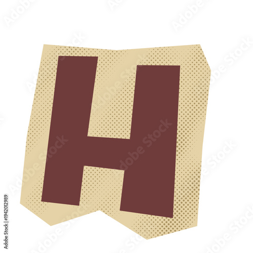 Magazine Cutout Letter