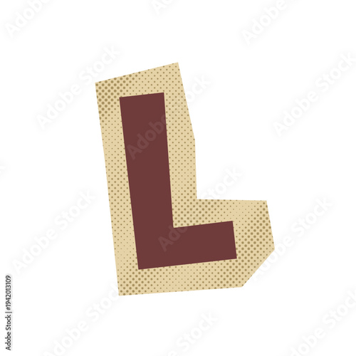 Magazine Cutout Letter