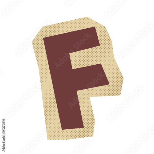 Magazine Cutout Letter