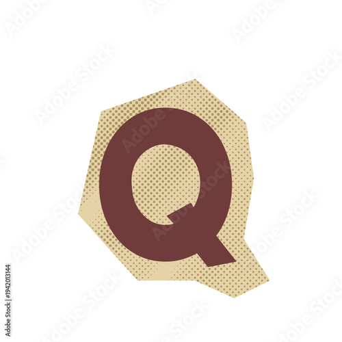 Magazine Cutout Letter