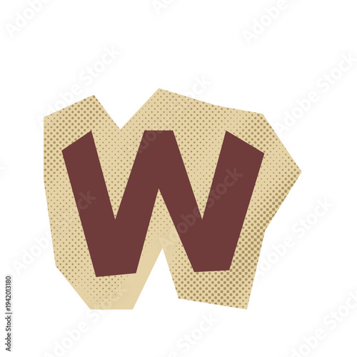 Magazine Cutout Letter