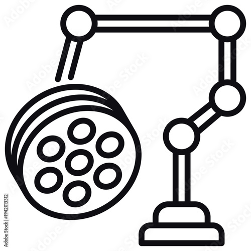 Surgical Light Line Icon