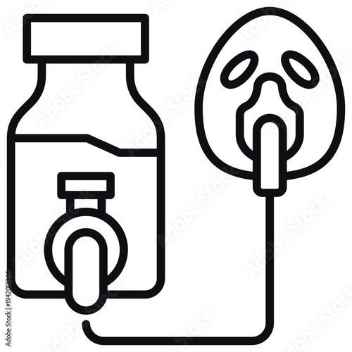 Nebulizer Line Icon
