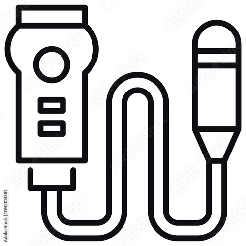 Endoscope Line Icon
