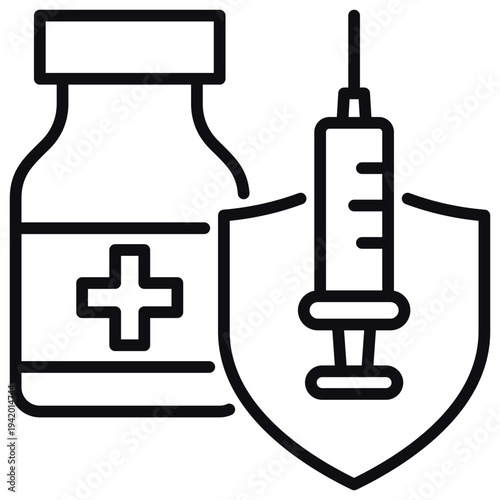 Vaccination Line Icon