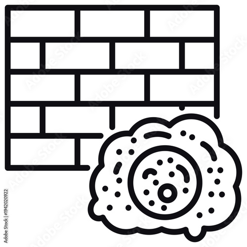 Barrier Protection Line Icon