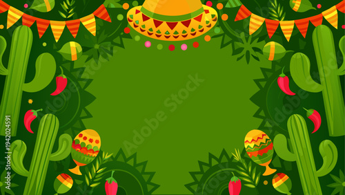 Vibrant autumnal characters gathered in a circular green field with pumpkins