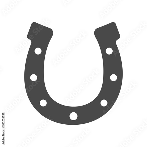 Horseshoe icon. Vector concept illustration for design.