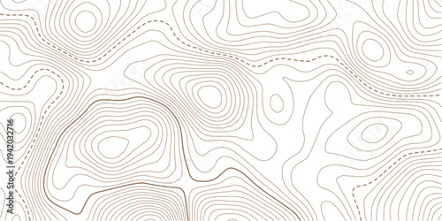 Topographic map patterns, topography line map. seamless cartography ware frame area contour topo grid map.Geographic contour map. Abstract outline grid, vector illustration.  