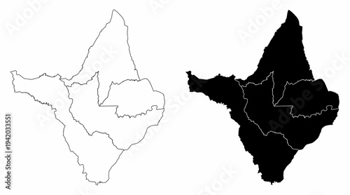 Amapa State administrative maps
