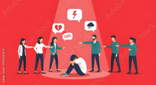 People experiencing social anxiety and bullying.