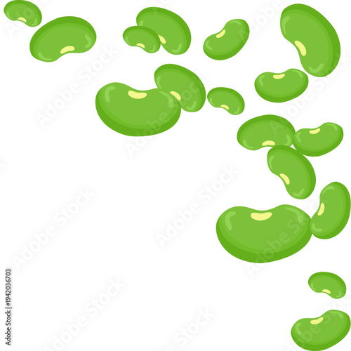 Mung Bean Corner Border