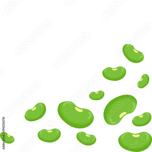 Mung Bean Corner Border